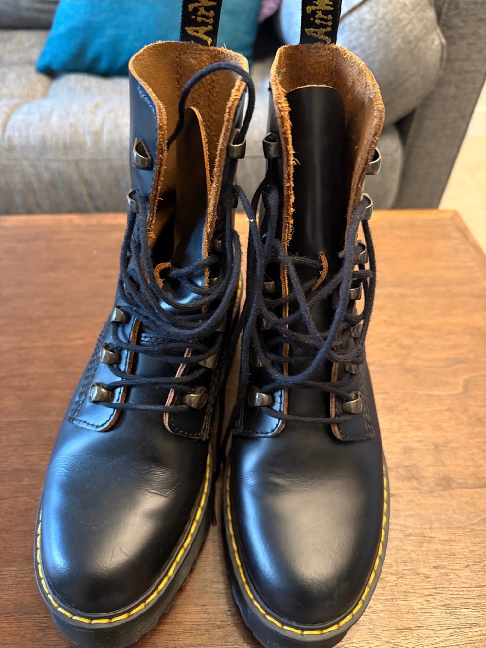 Doc Martens Leona Platform Boots